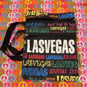 Bovano USA Las Vegas Cross Body 2-Zipper Bag Tote